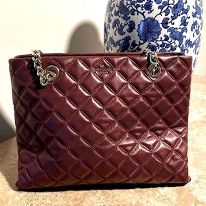 Kate Spade Chain Shoulder Bag (Burgundy)
